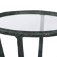Creighton End Table - Green Verdigris
