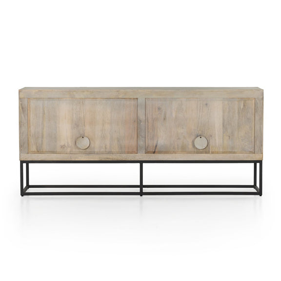 Kelby Sideboard - Light Wash Carved Mango