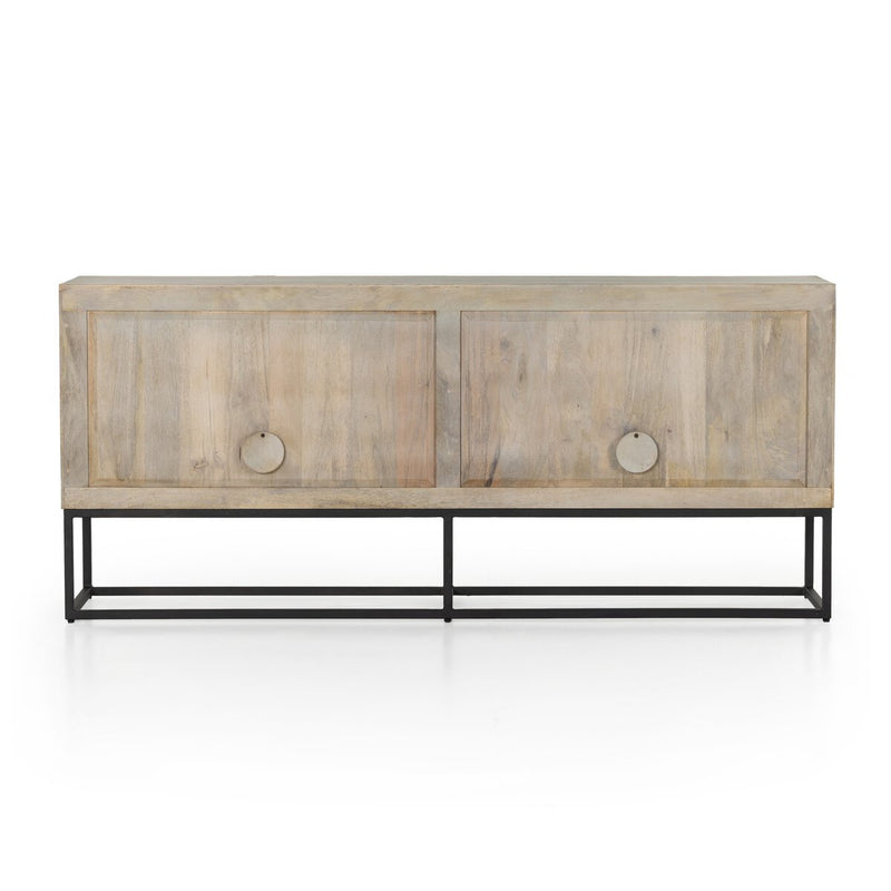 Kelby Sideboard - Light Wash Carved Mango