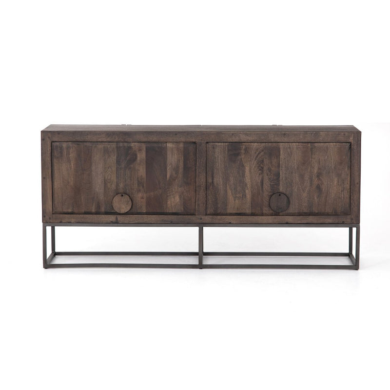 Kelby Sideboard - Carved Vintage Brown