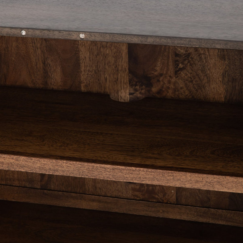 Kelby Sideboard - Carved Vintage Brown