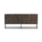 Kelby Sideboard - Carved Vintage Brown