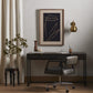 Kelby Writing Desk - Carved Vintage Brown