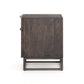 Kelby Filing Cabinet - Carved Vintage Brown