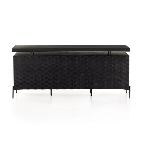 Raffael Desk - Carved Black Wash