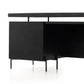 Raffael Desk - Carved Black Wash