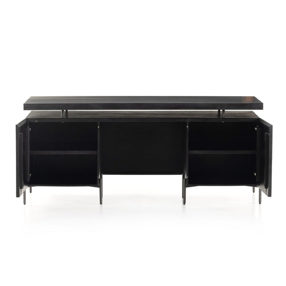 Raffael Desk - Carved Black Wash