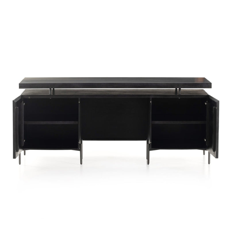 Raffael Desk - Carved Black Wash
