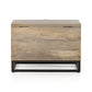 Kelby Storage Bunching Table - Light Wash Carved