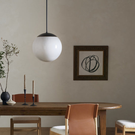 Sutton Pendant - Frosted Glass
