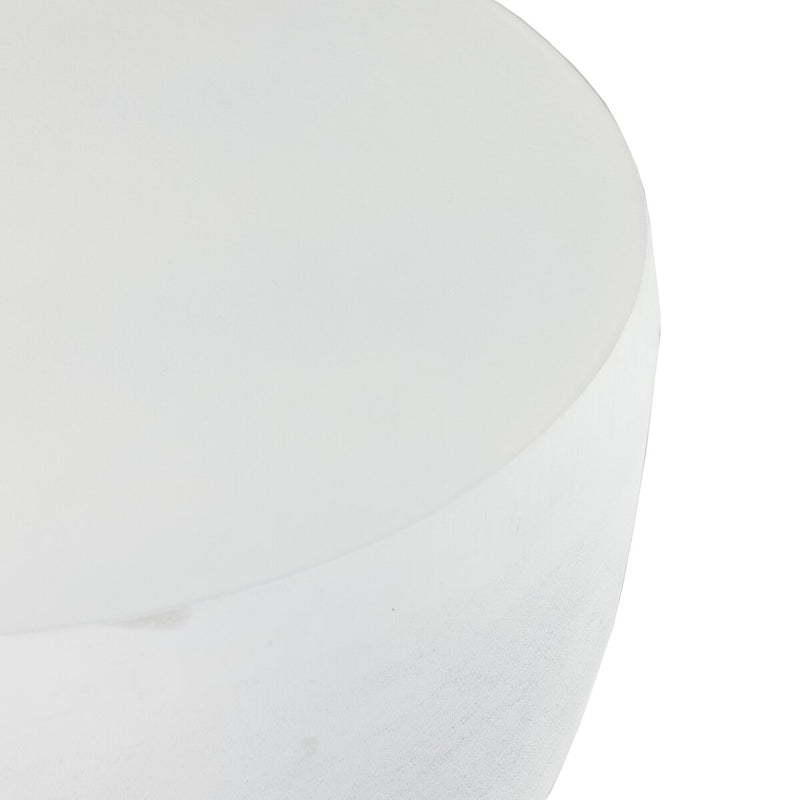 Basil Outdoor End Table - Matte White