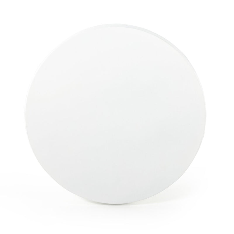 Basil Outdoor End Table - Matte White