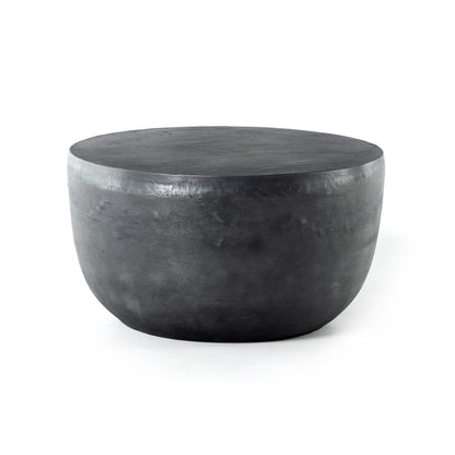 Basil Outdoor End Table - Aged Grey