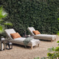 Basil Outdoor End Table - Aged Grey