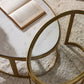 Calder Nesting Coffee Table - Polished White Marble