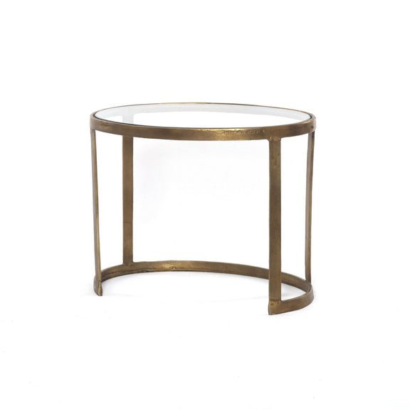 Calder Nesting Coffee Table - Polished White Marble