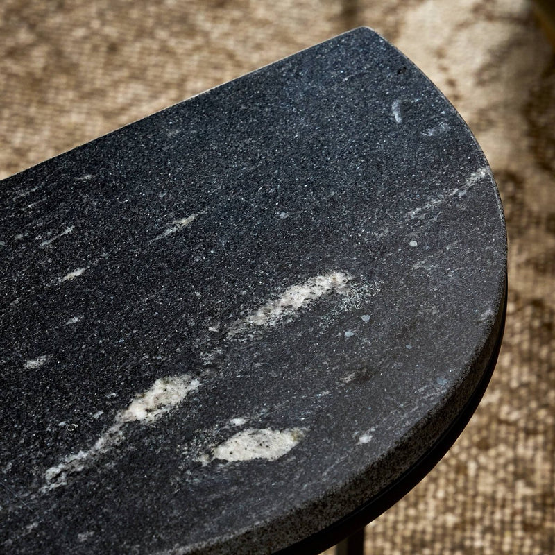 Ane Nesting Tables - Polished Black Marble