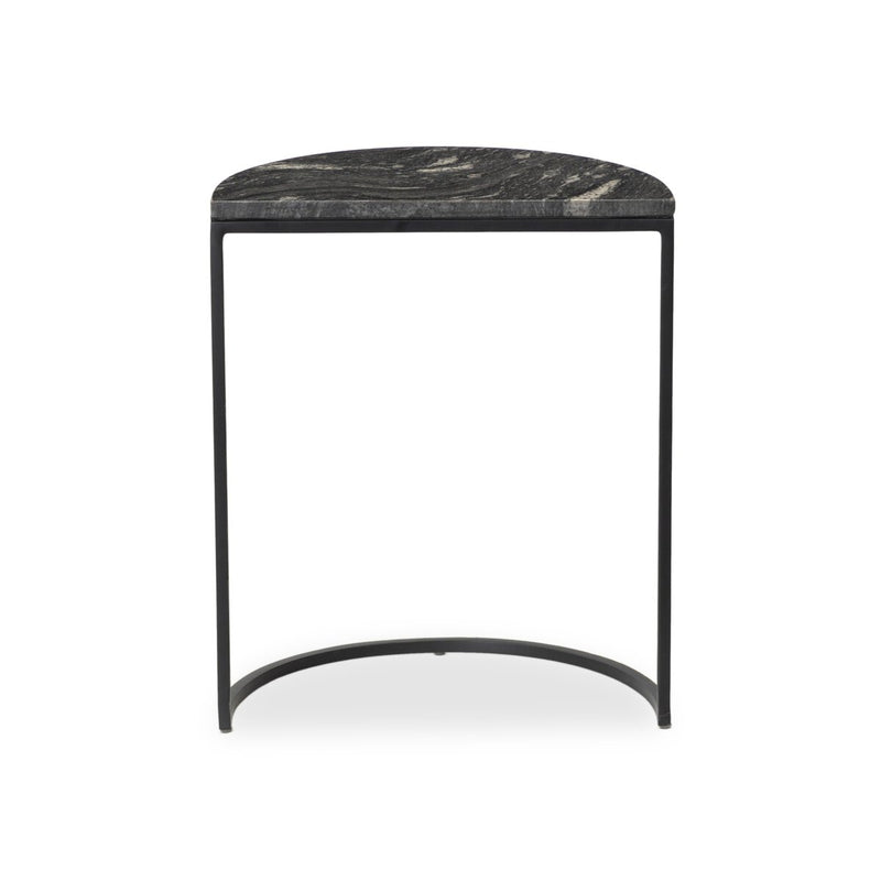 Ane Nesting Tables - Polished Black Marble