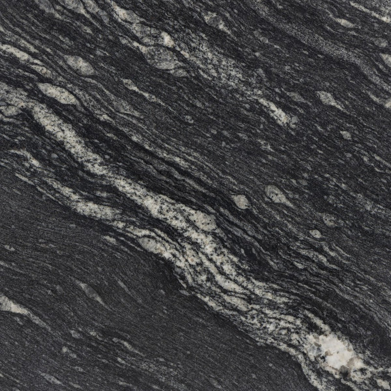 Adalley C Table - Polished Black Marble
