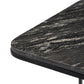 Adalley C Table - Polished Black Marble
