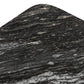 Adalley C Table - Polished Black Marble