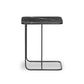 Adalley C Table - Polished Black Marble