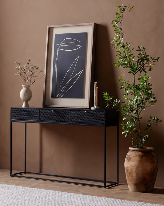 Hendrick Console Table - Black