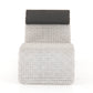 Paige Outdoor Woven Chaise - Brushed Grey