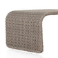 Paige Outdoor Woven Chaise - Weathered Brown