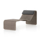 Paige Outdoor Woven Chaise - Weathered Brown