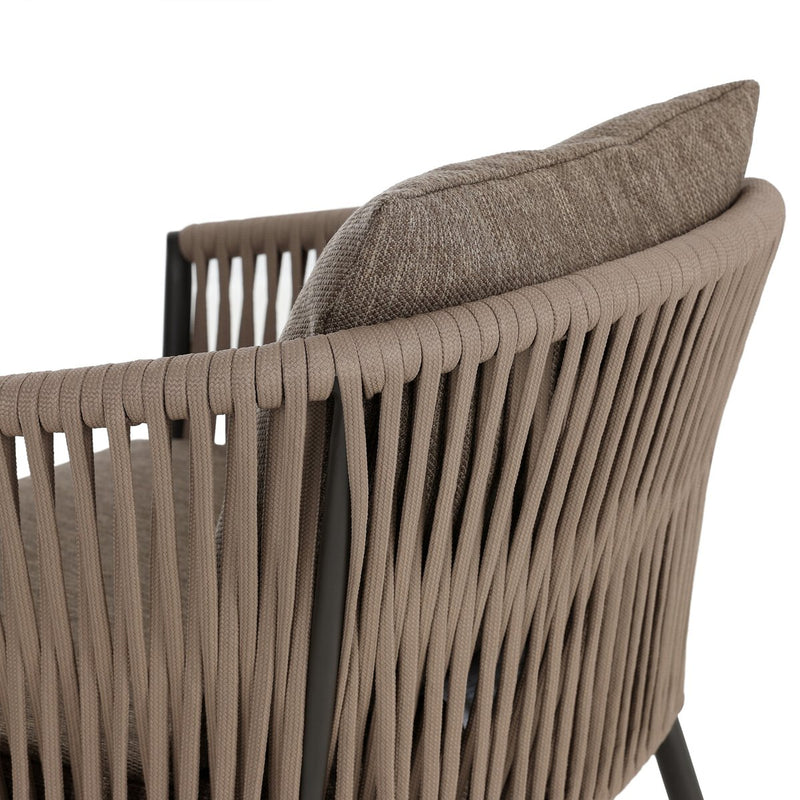 Porto Outdoor Dining Chair - Ellor Brown