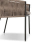 Porto Outdoor Dining Chair - Ellor Brown