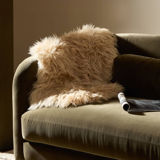 Lalo Lambskin Throw - Beige Lambskin