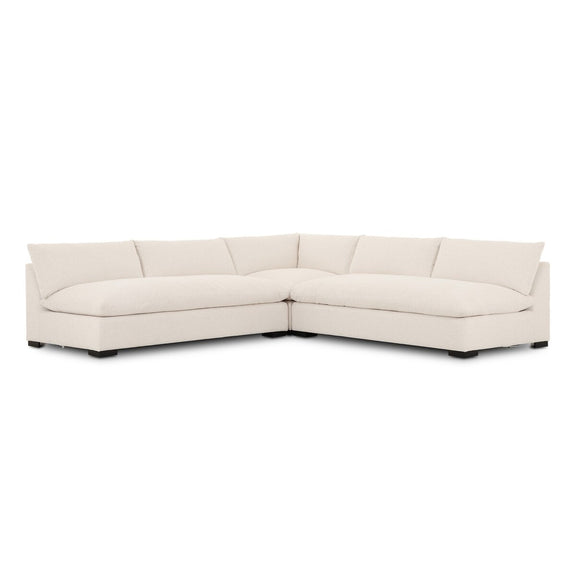 Grant 3-Piece Sectional - Crypton Nomad Snow