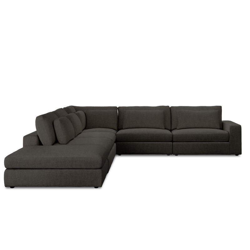 Bloor 5-Piece Sectional - Landale Charcoal