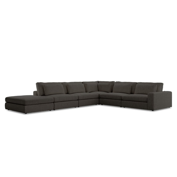 Bloor 5-Piece Sectional - Landale Charcoal