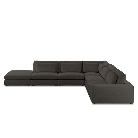 Bloor 5-Piece Sectional - Landale Charcoal