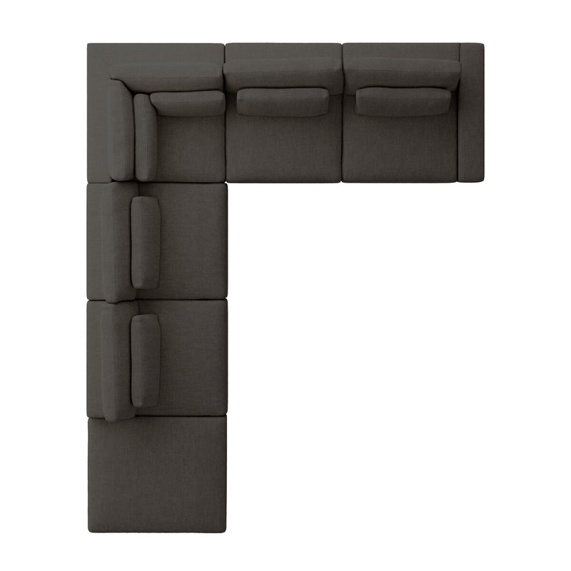 Bloor 5-Piece Sectional - Landale Charcoal
