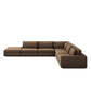Bloor 5-Piece Sectional - Crypton Nomad Mushroom