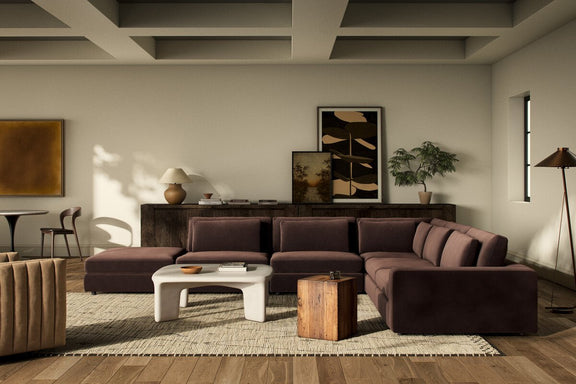 Bloor 5-Piece Sectional - Surrey Cocoa