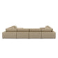 Bloor 8 Pc Sectional W/ Ottoman - Easthill Wheat