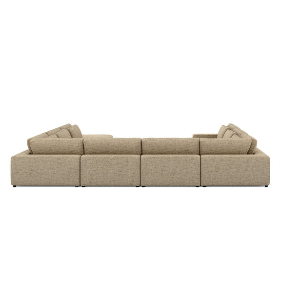 Bloor 8 Pc Sectional W/ Ottoman - Easthill Wheat