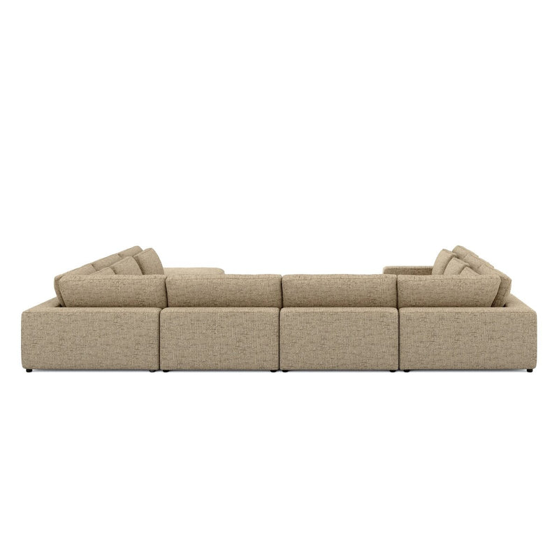 Bloor 8 Pc Sectional W/ Ottoman - Easthill Wheat