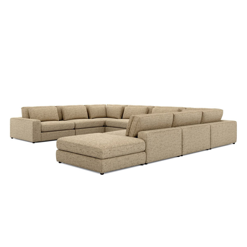 Bloor 8 Pc Sectional W/ Ottoman - Easthill Wheat
