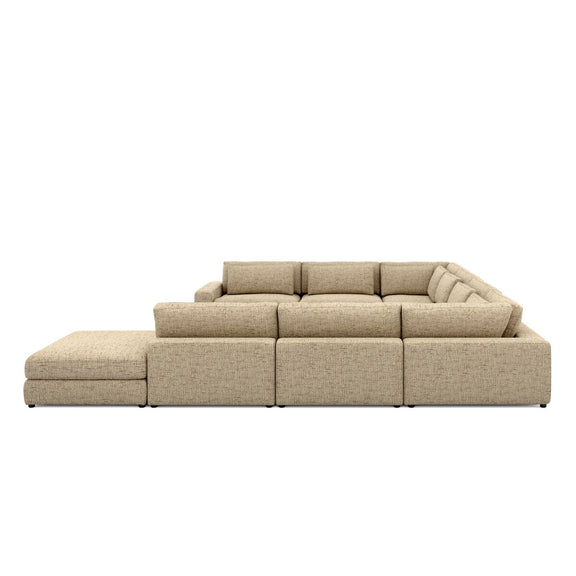 Bloor 8 Pc Sectional W/ Ottoman - Easthill Wheat