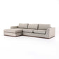 Colt 2-Piece Sectional - Aldred Silver