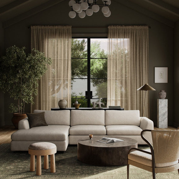 Colt 2-Piece Sectional - Crypton Nomad Snow