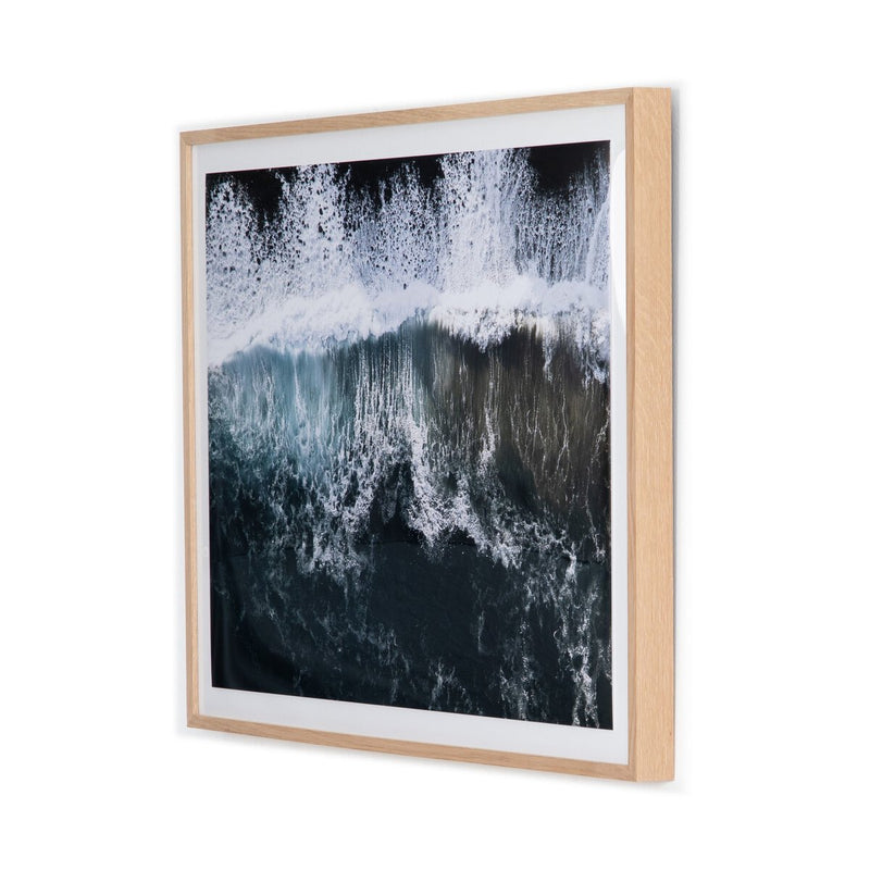Wave Break 1 by Michael Schauer - White Oak