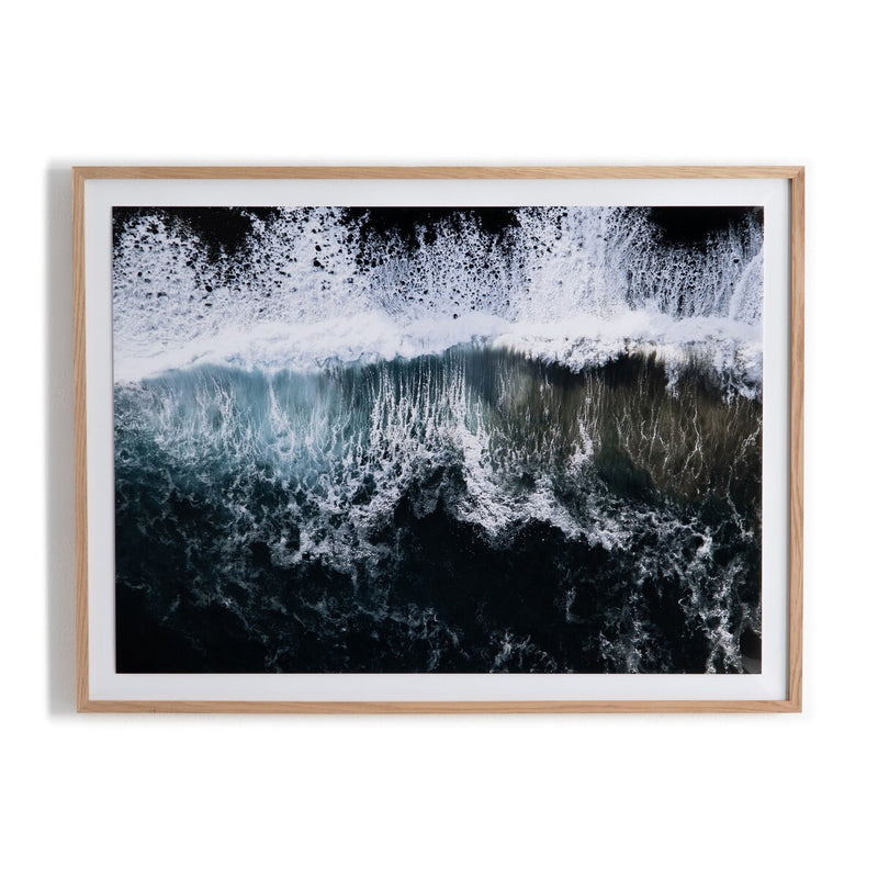 Wave Break 1 by Michael Schauer - White Oak
