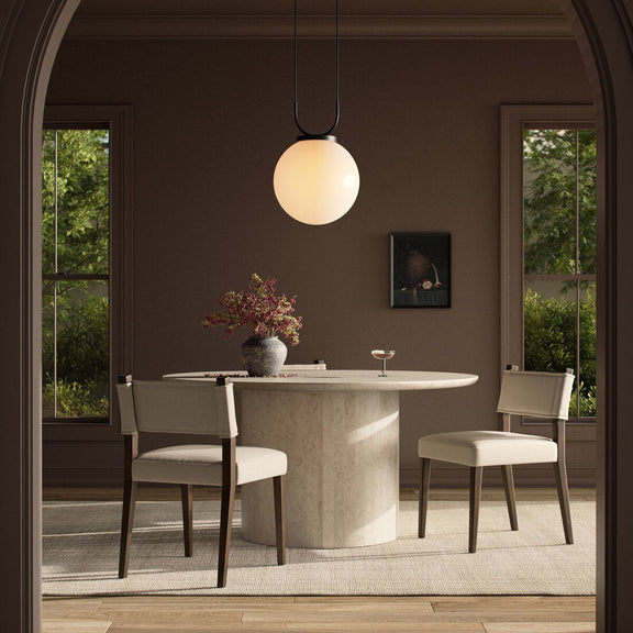 Ferris Dining Chair - Crypton Nomad Snow